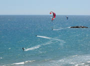 Kitesurfing at Malemba Beach