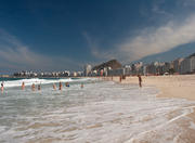 Copacabana Beach in Rio De Janeiro