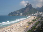 Ipanema Beach in Rio De Janeiro