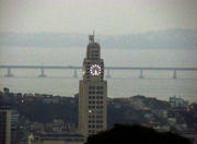 Clock tower of Brazil Central Station in Rio de Janeiro