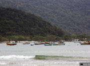 Guarujá Beach in Sao Paulo