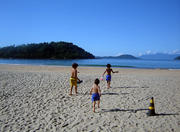 Ubatuba Beach in Sao Paulo